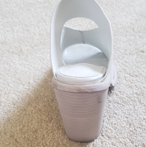 Wal and Pai Vista high heel white mule size 36 - Picture 3 of 6